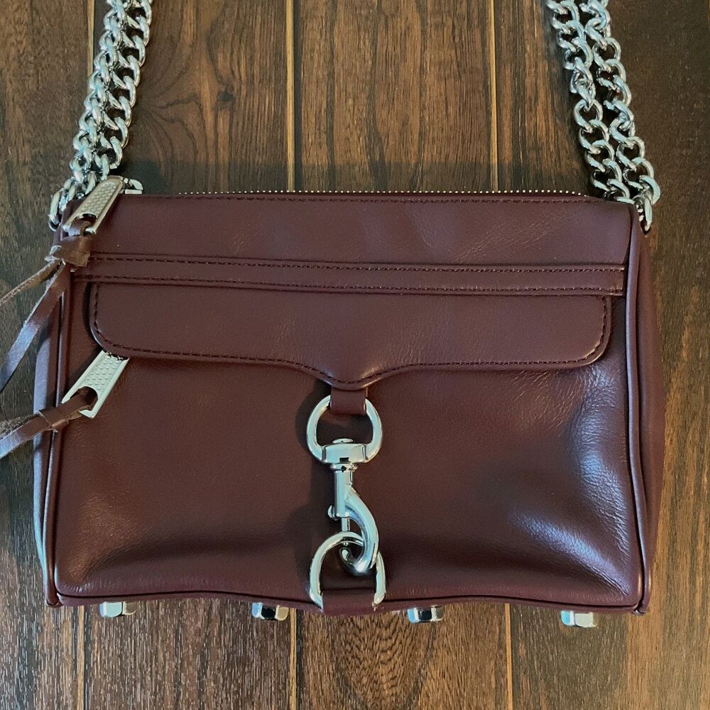 Rebecca Minkoff - Burgundy - Leather - MAC Crossbody/Shoulder Bag